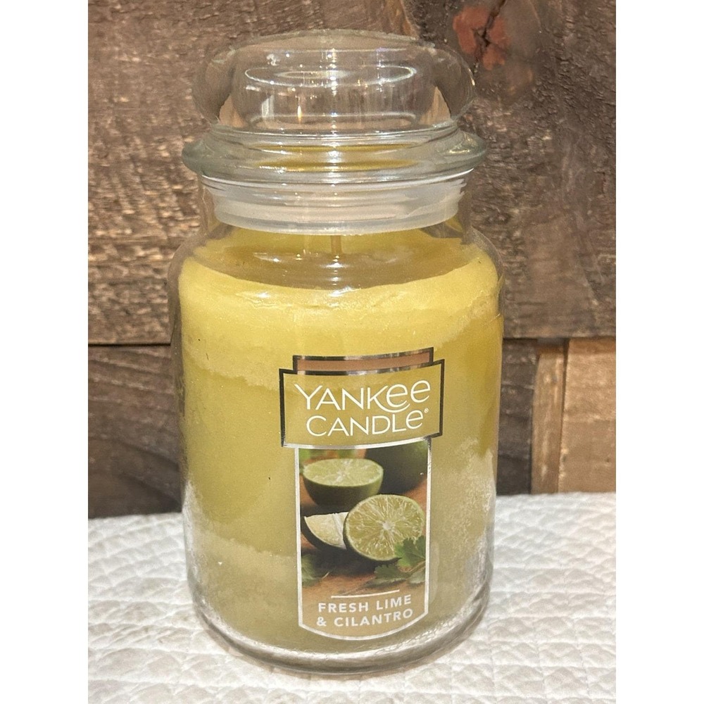 Yankee Candle Fresh Lime Cilantro Retired RARE New Large 22 OZ.